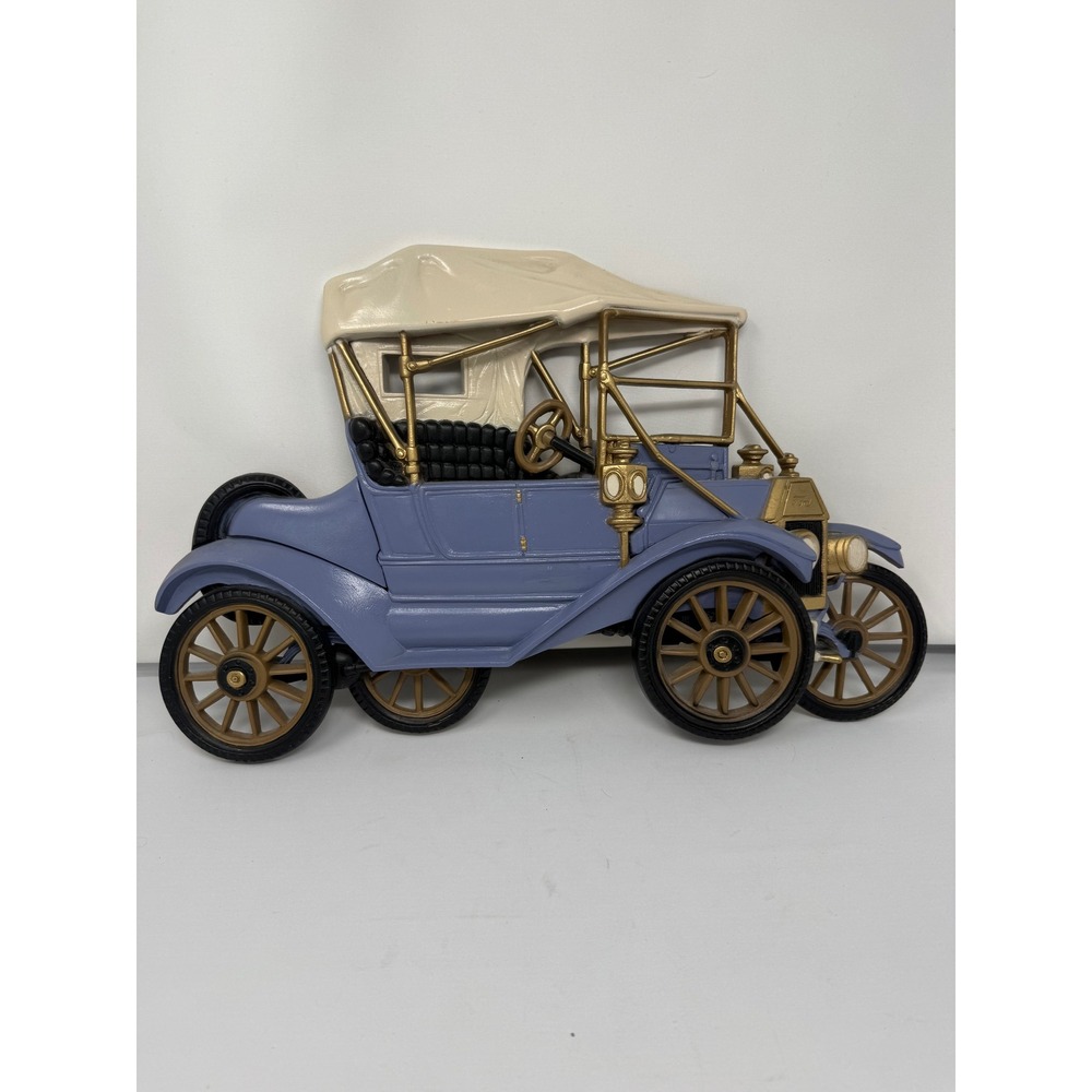 Vintage Burwood Products Ford Model T Wall Hanging Plaque Blue Gold 19 Inch 6258